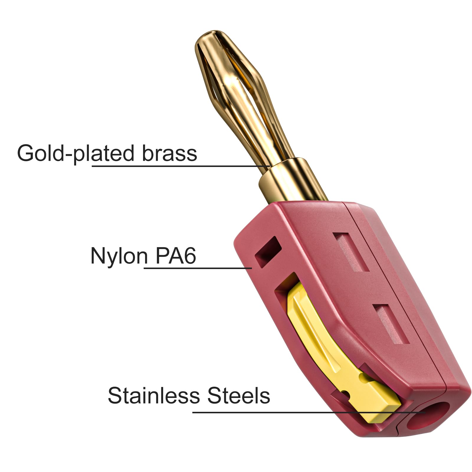 Amazon.com: Goupchn 4mm Banana Plug High Current Quick Connect